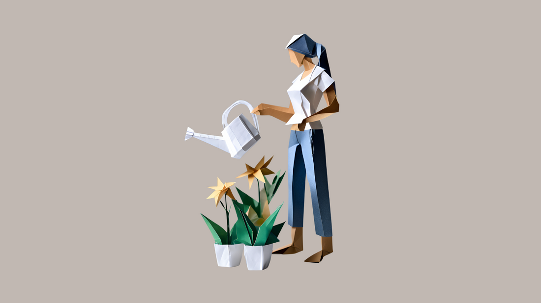 A woman watering plants - how can hypnotherapy help me?