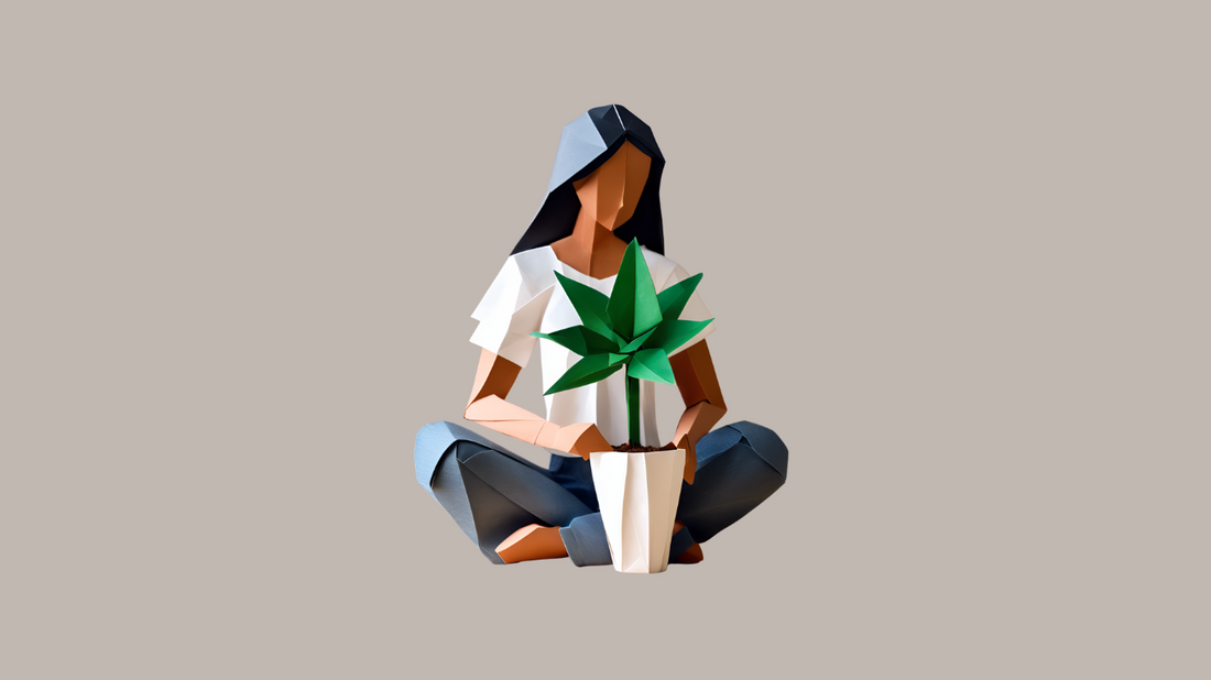 A woman nurturing a plant - what is hypnotherapy used for?